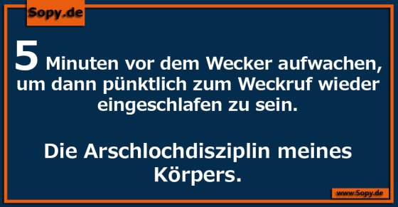 Vor dem Wecker