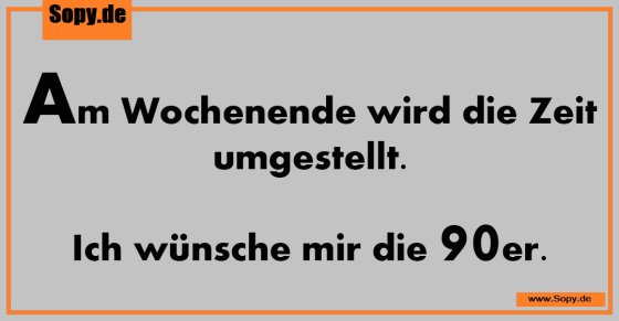 die Zeit umgestellt