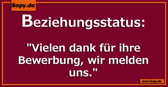 Beziehungsstatus Vielen dank