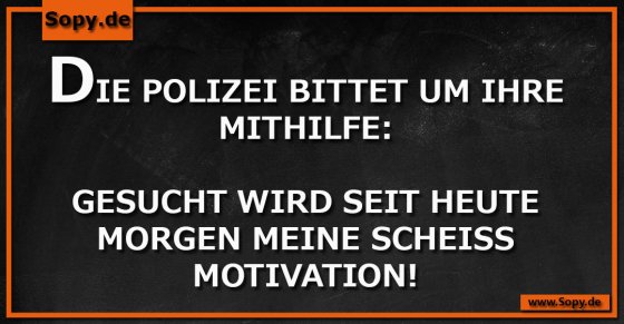 Motivationsverlust als Fahndung: Polizei bittet um Hilfe
