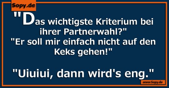 Partnerwahl mit nur einem wichtigen Kriterium