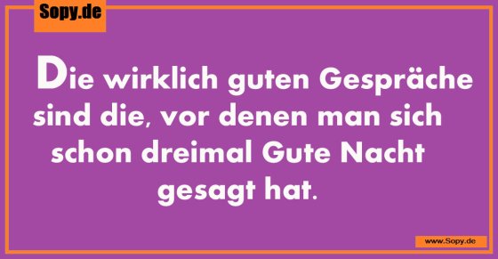 Nachtgespräche: Die besten kommen nach drei Gute-Nacht