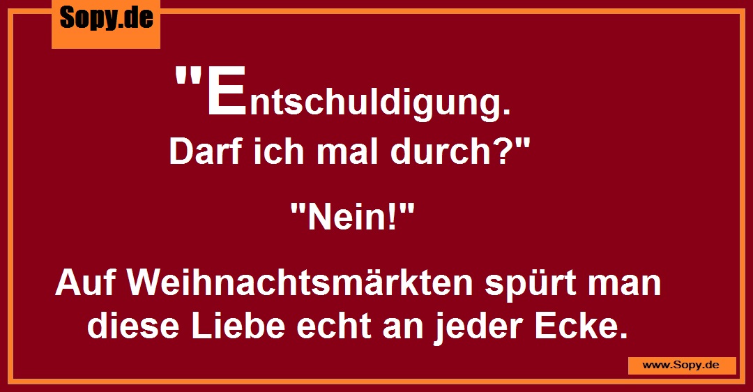 Gedrängte Menschenmenge auf Weihnachtsmarkt symbolisiert ironische Liebe an jeder Ecke