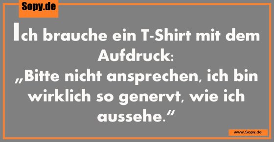 Bitte nicht ansprechen