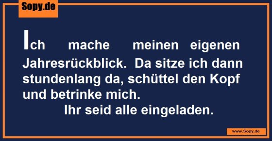 Eigenen Jahresrückblick
