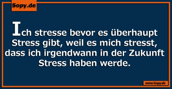 Ich stresse