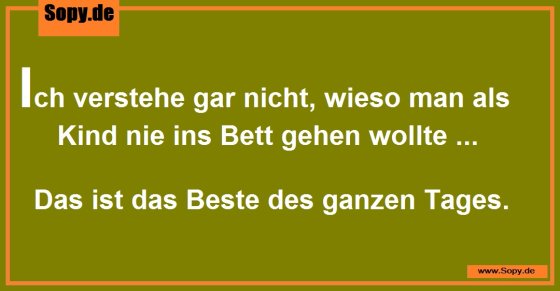 Kind nie ins Bett