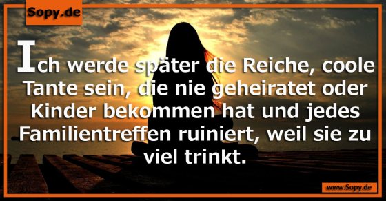 Reiche coole Tante