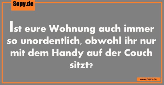 Wohnung immer unordentlich