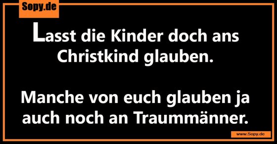 Ans Christkind glauben: Kinder haben es leichter