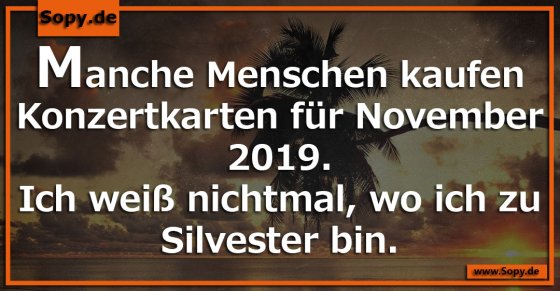 Konzertkarten für November