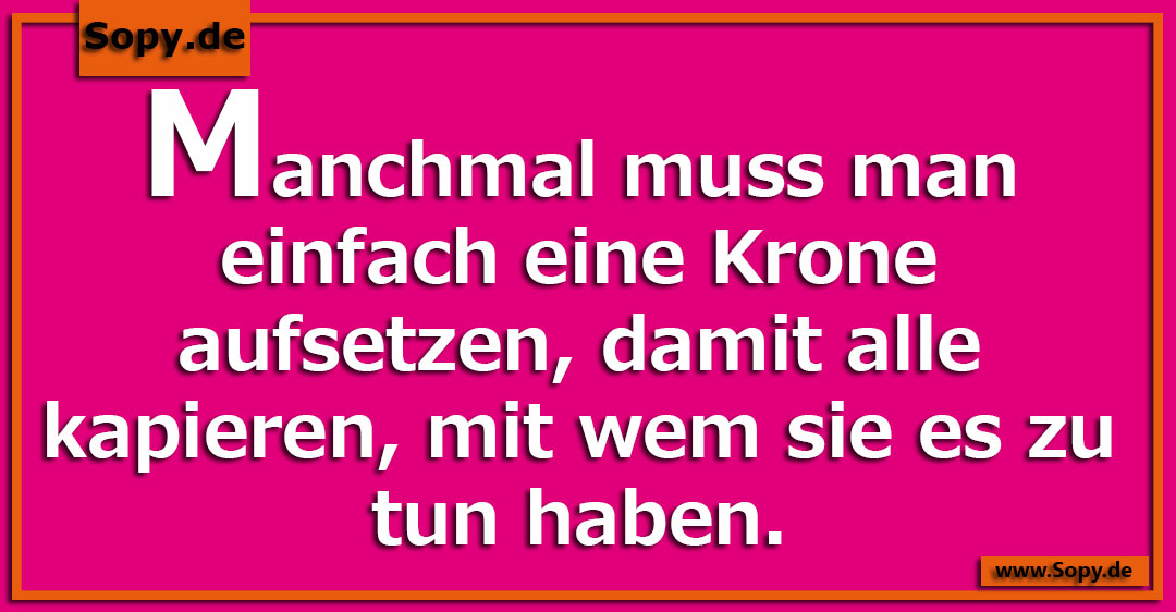 Selbstbewusste Person symbolisch mit Krone zeigt starkes Auftreten