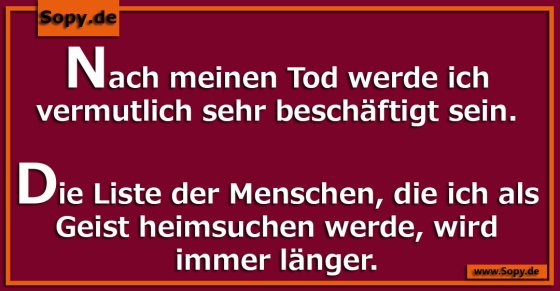 Die Liste der Menschen
