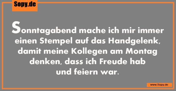Bürolegende clever: Stempel täuscht Partynacht vor