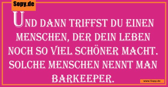 Barkeeperliebe charmant: Wenn das Leben schöner wird
