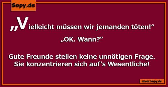 Konzentrieren auf's Wesentliche