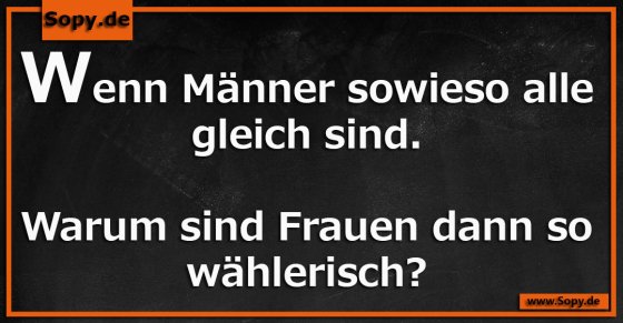 Wenn Männer gleich sind