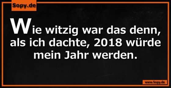 2018 mein Jahr