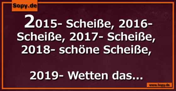 Jahresrückblick 2019: Wetten, das wird auch nichts?
