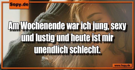 Am Wochenende war