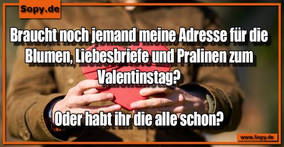 Valentinsangebot großzügig: Adresse für Blumen frei