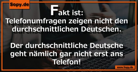Telefonumfragen zeigen