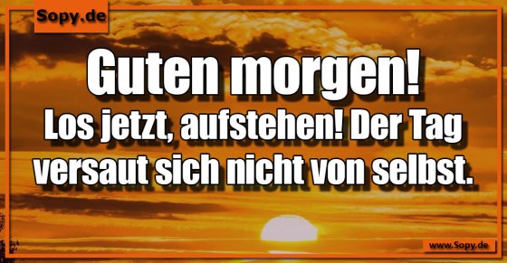Guten morgen versaut
