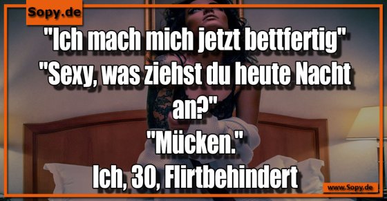 Flirtpanne peinlich: Mücken statt sexy Antwort