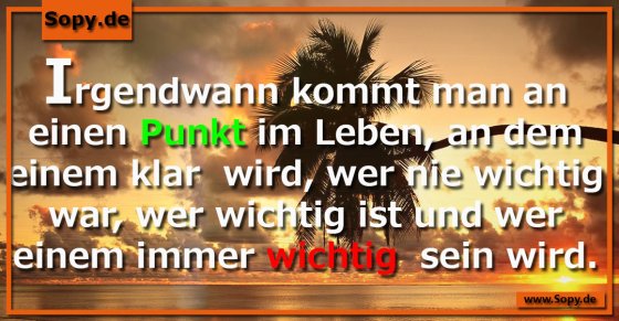 Lebenserkenntnis reif: Wer wirklich wichtig bleibt