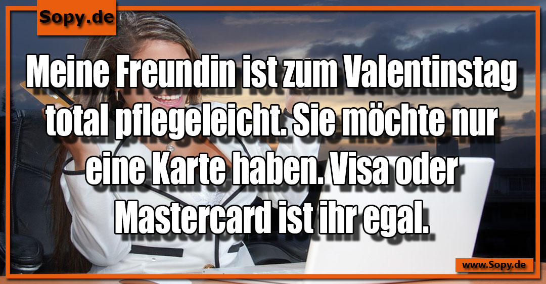 Kreditkarte statt Blumenstrauß symbolisiert humorvollen Valentinstag Wunsch nach Karte