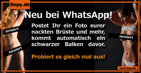 WhatsApp-Falle scherzhaft: Schwarzer Balken bei Fotos
