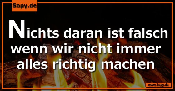 Nichts daran ist falsch
