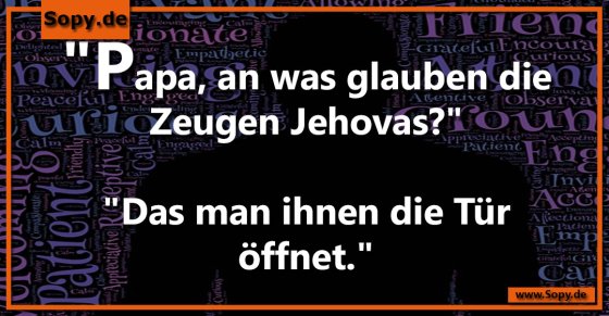 Kinderfrage schlagfertig beantwortet: Tür öffnen reicht