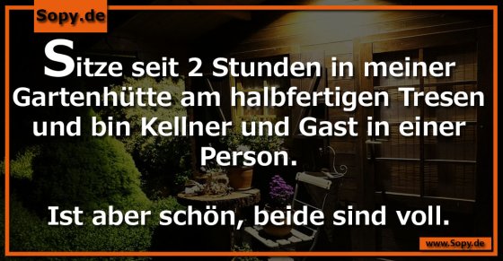 Meiner Gartenhütte