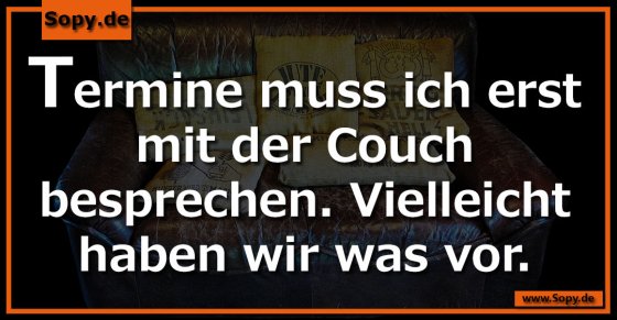 Mit der Couch