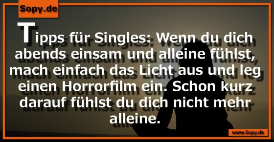 Tipps für Singles