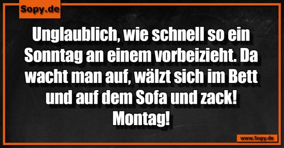 Wochenendflucht ehrlich: Sonntag verschwindet spurlos