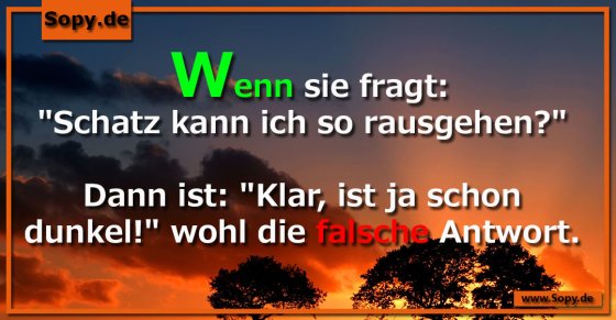 So rausgehen
