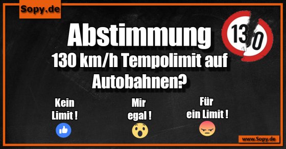 Autobahnwitz kurz: Wie stehen Deutsche zum Tempolimit