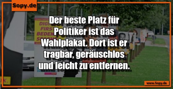 Platz für Politiker