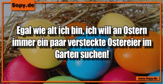 An Ostern