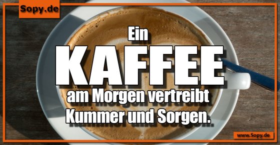 Kaffeewirkung poetisch: Kummer und Sorgen vertreiben