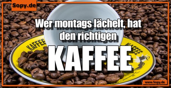 Montagslächeln erklärt: Nur der richtige Kaffee hilft