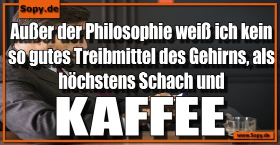 Denksportkombination clever: Schach und Kaffee als Treibmittel
