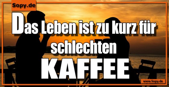 schlechten Kaffee