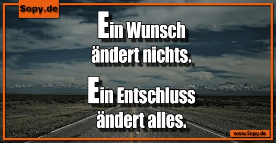 Wunsch ändert nichts
