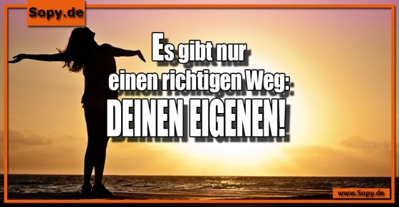 einen richtigen Weg