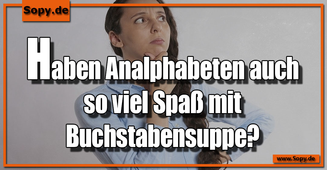 Buchstabensuppe im Teller sorgt für frechen Wortwitz zum Thema Lesen