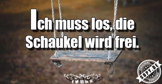 Spielplatzhumor frech: Erwachsene wollen Schaukel auch