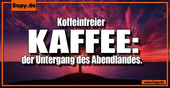 Koffeinfreier Kaffee